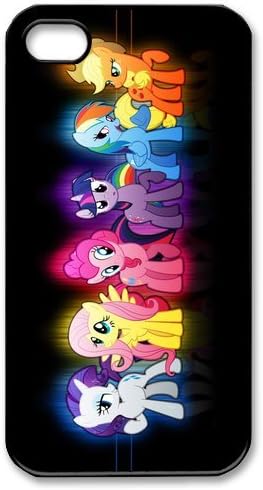 Customized iPhone Case Cartoon My Little Pony Printed Durable Hard iPhone 4 4S Case Cover