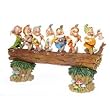 Disney Traditions by Jim Shore 4005434 Seven Dwarfs Walking Over Fallen Log Figurine 8-1/4-Inch