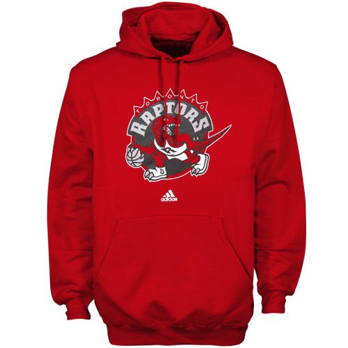 adidas Toronto Raptors Red Primary Logo Pullover Hoody Sweatshirt (Medium)