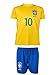 Brazil 2016/17 NEYMAR #10 Home Soccer Kids Jersey - AllYouth Sizes