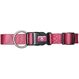 Hamilton 1-Inch Adjustable Dog Collar Fits 18-Inch to 26-Inch with Brushed Hardware Ring, Large, Ocean Blue