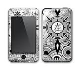 Newspaper Design Decal Protective Skin Sticker for Apple iPod Touch