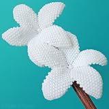 Plumeriaflowerhairstick-brightwhite-twohandmadebeadedflowers