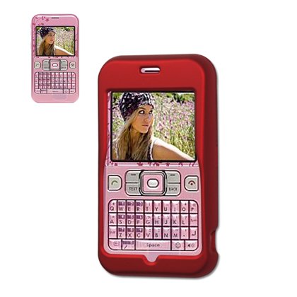New Fashionable Perfect Fit Hard Protector Skin Cover Cell Phone Case with clip for Sanyo SCP-2700 Sprint - Red
