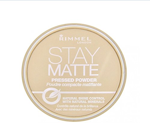 Rimmel London Stay Matte Pressed Powder, Sandstorm [004], 0.49 oz