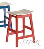 24H RED FINISH STOOL