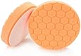 Chemical Guys BUFX102HEX5 Hex-Logic Medium-Heavy Cutting Pad, Orange - 5.5 in.