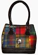 Dooney & Bourke Purse Handbag Small Shopper Brown T'Moro Signature Logo