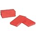 Bel-Art Scienceware 188450030 Red Polypropylene Microcentrifuge Tube Rack, 8-3/8" Length x 4-1/2" Width x 1-1/16" Height, 96 Tubes (Pack of 5)