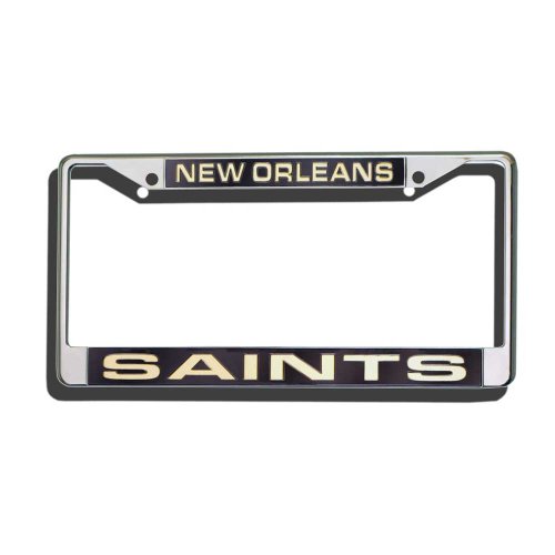 New Orleans Saints Laser Chrome Frame
