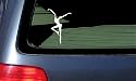 Dave Matthews Band Fire Dancer Vinyl Sticker - White Decal
