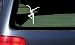 Dave Matthews Band Fire Dancer Vinyl Sticker - White Decal