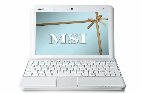 Msi Wind U100 Plus 10 Inch Netbook (intel Atom N280 1.66 Ghz, 1 Gb, 160 Gb, Wlan, Bt, 6 Cell Battery, Xp Home Sp3 (white)) Picture