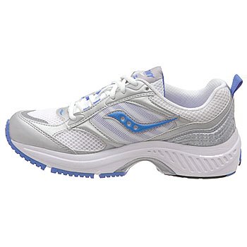 Saucony Women's Grid Jazz X (White/Silver/Lt.Blue 5.5 M) from Saucony