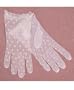 Delicate Nylon Filet Crochet Children's or Flowergirl's Shortie Bridal Wedding Formal Prom Glove
