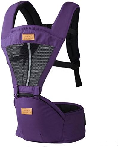 Breathable&amp;Multifunctional Noctilucence Baby Carrier for Newborns, Infants and Toddlers 3.6-20kg (7.9-44lbs) (Purple)