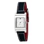 Tommy Hilfiger Women's 1700161 Reversible Red and Navy Leather Strap