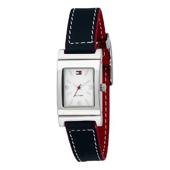 Tommy Hilfiger Women's 1700161 Red/Navy Reversible Leather Strap Watch