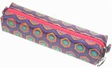 3D Lenticular Pencil / Cosmetic Purse / Case, GLOBO , KALEIDSCPE, purple