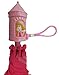 Disney Princess Girl's Pink Umbrella- Cinderella, Aurora and Snow White - 3D Rapunzel Handle