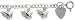Sterling Silver Praying Hands Charm Anklet