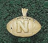 Anderson Jewelry Nebraska Cornhuskers Football Gold Charm