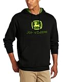 John Deere Men's Trademark Logo Core Hood Pullover Fleece