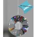 Geschenkbox mit SWAROVSKI ELEMENTS SUN - Sonne - 40mm- mit laser endografiertem Logo - Kristall Glas Objekt