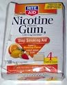 Nicotine Gum 4mg Coated Fruit Wave Gum 100 pcs