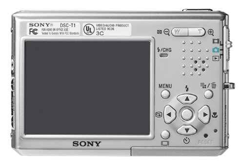 Sony Cybershot DSC-T1 5MP Digital Camera with 3x Optical Zoom