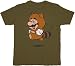 Nintendo Super Mario Tanooki Suit Green T-Shirt Tee