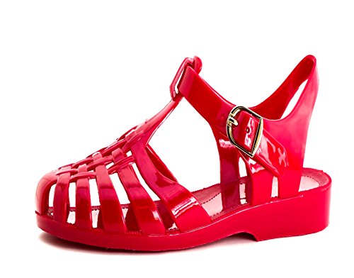 Angel Jr Girls Summer Retro Jelly Fisherman Water Shoes Kids JR Sandals Strappy Gladiator