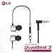 LG QUADBEAT3 Black Headset In Ear Headphones HSS-F630 - LG G4 H815 F500 Original Bundle Earphones