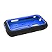 Aimo Wireless SAMM830PCMX202S Guerilla Armor Hybrid Case with Kickstand for Samsung Galaxy Rush M830 - Retail Packaging - Black/Blue