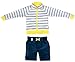 SwimZip® Little Boy Long Sleeve Zipper UV Protective Rash Guard Set