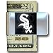 MLB Sculpted & Enameled Pewter Moneyclip - Chicago White Sox