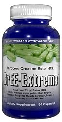 CrEE-Extreme CE2 Creatine Ethyl Ester HCL - 90 Capsules 1200mg Creatine Ethyl Ester HCL