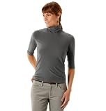 Horny Toad Women's Demure Long Sleeve Top, Smoke, Medium