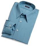 Arrow Mens Wrinkle Free Fitted Poplin Solid Long Sleeve