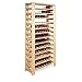 Swedish Pine 126 Bottle Wine Rack (Natural