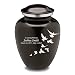 Adult Embrace Doves Cremation Urn for Ashes with Custom Engraving