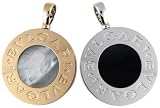 Bvlgari Bvlgari Reversible 18kt Yellow Gold Mother-of-pearl Black Onyx Pendant 336226