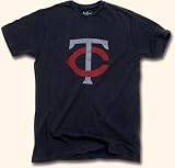 Minnesota Twins Retro Twin Cities TC Logo T-Shirt by Red Jacket