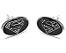 Superman Cufflinks : DC Comics : Black Logo Black Oval W/Gift Box