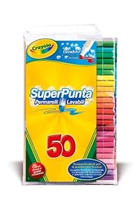 Crayola - 50 Superpunta Lavabili