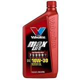 Valvoline VV149  MaxLife SAE 10w30 Motor Oil, Pack of Twelve 1 Quart Bottles