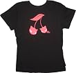 Emily the Strange juniors women's Cherry Cats Shirt Black