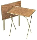 Kay Home Products/quaker 00358 Tray Tv Honey Oak 21 X 15