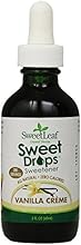 Sweet Leaf Vanilla Creme Flavored Liquid Stevia, 2 oz