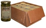 Gourmet Food : Miss Scarlett's 12-Jar Case of Drunken Hot Bullet (Jalapeno / Garlic) Stuffed Olives